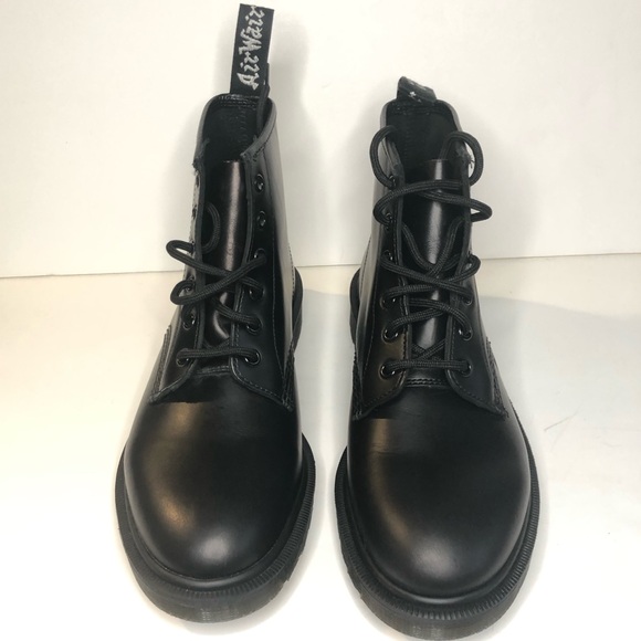Dr. Martens 101 Brando Triple Black boots size 9 men’s 10 women’s brand new! - Picture 3 of 16